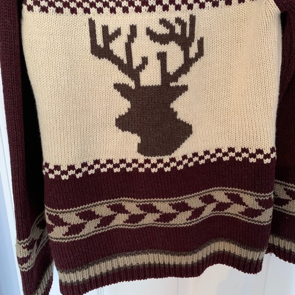 BOGO 💚. Bluenotes Caribou / Reindeer Cardigan - Picture 6 of 6
